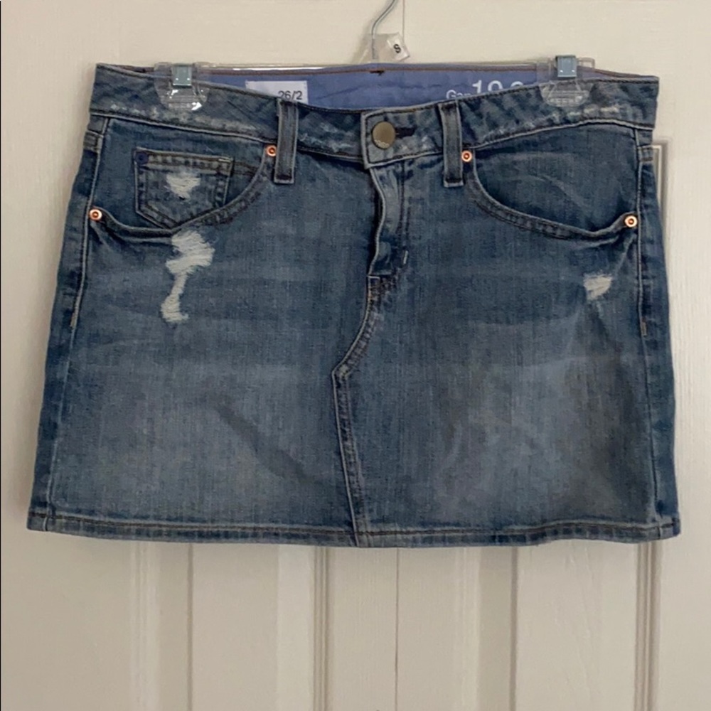 NWOT Gap 1969 denim mini skirt